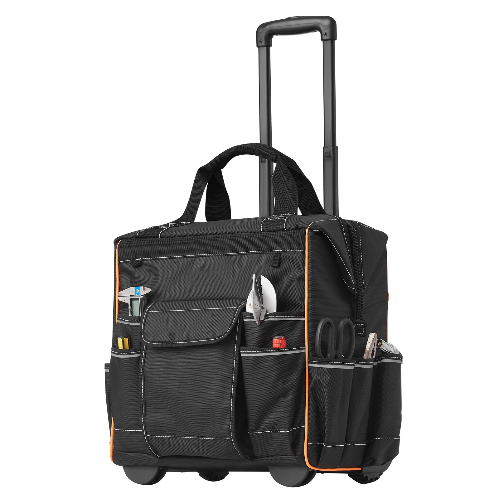 Uimoso Rolling Tool Bag 25 Pockets Heavy Duty Roller Tool Bag on Wheels 15\ Uimoso Rolling Tool Bag 25 Pockets Heavy Duty Roller Tool Bag on Wheels 15\