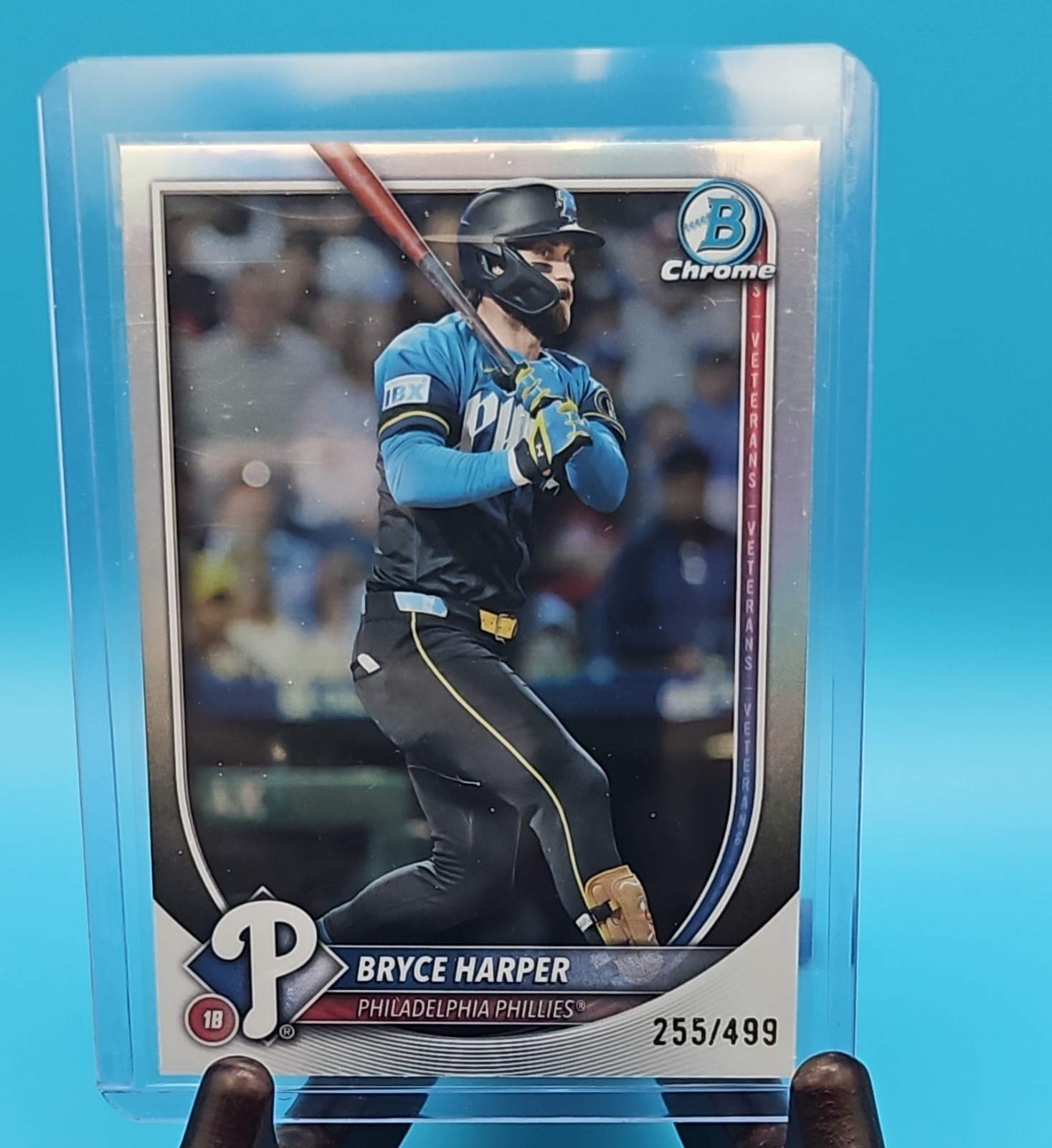 2025 Bowman Chrome - Bryce Harper, Bryce Harper #37 Refractor /499 2025 Bowman Chrome - Bryce Harper, Bryce Harper #37 Refractor /499