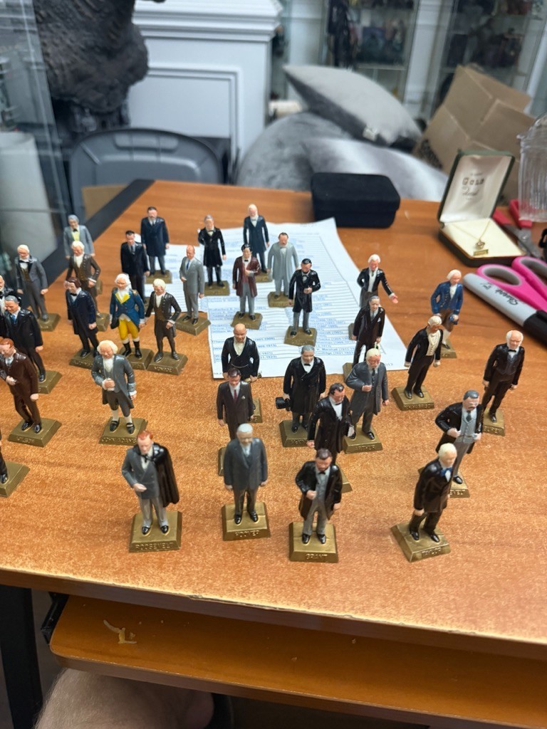 Vintage Marx Presidents Vintage 1960's Mini Figures Lot of 34