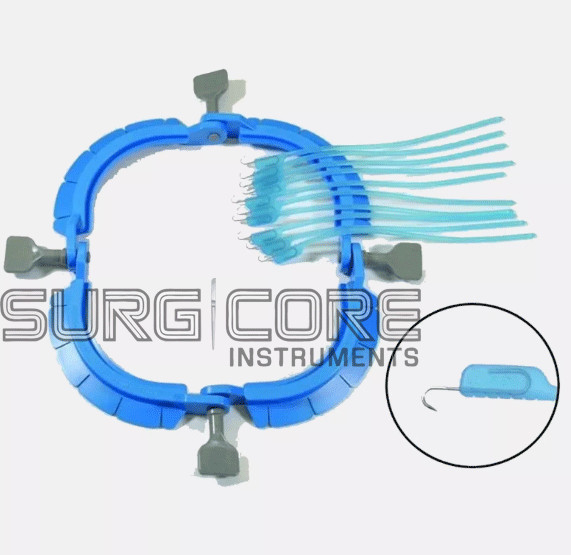 Lone Star Veterinary Retractor Ring with 10 Free Hooks Lone Star Elastic Stays Lone Star Veterinary Retractor Ring with 10 Free Hooks Lone Star Elastic Stays