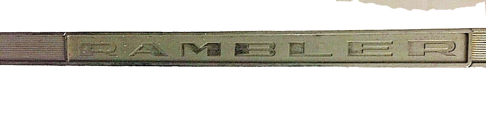 Vintage 1963-1965 AMC Rambler Wagon Tailgate Emblem OEM #3490256 Chrome Vintage 1963-1965 AMC Rambler Wagon Tailgate Emblem OEM #3490256 Chrome