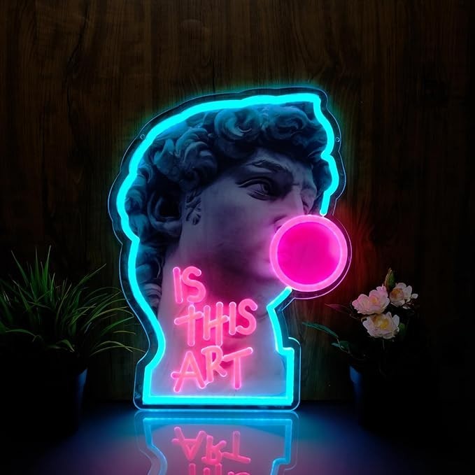 is This Art Neon Sign Night Light for Bar Club Bedroom Hotel Pub Cafe Green
