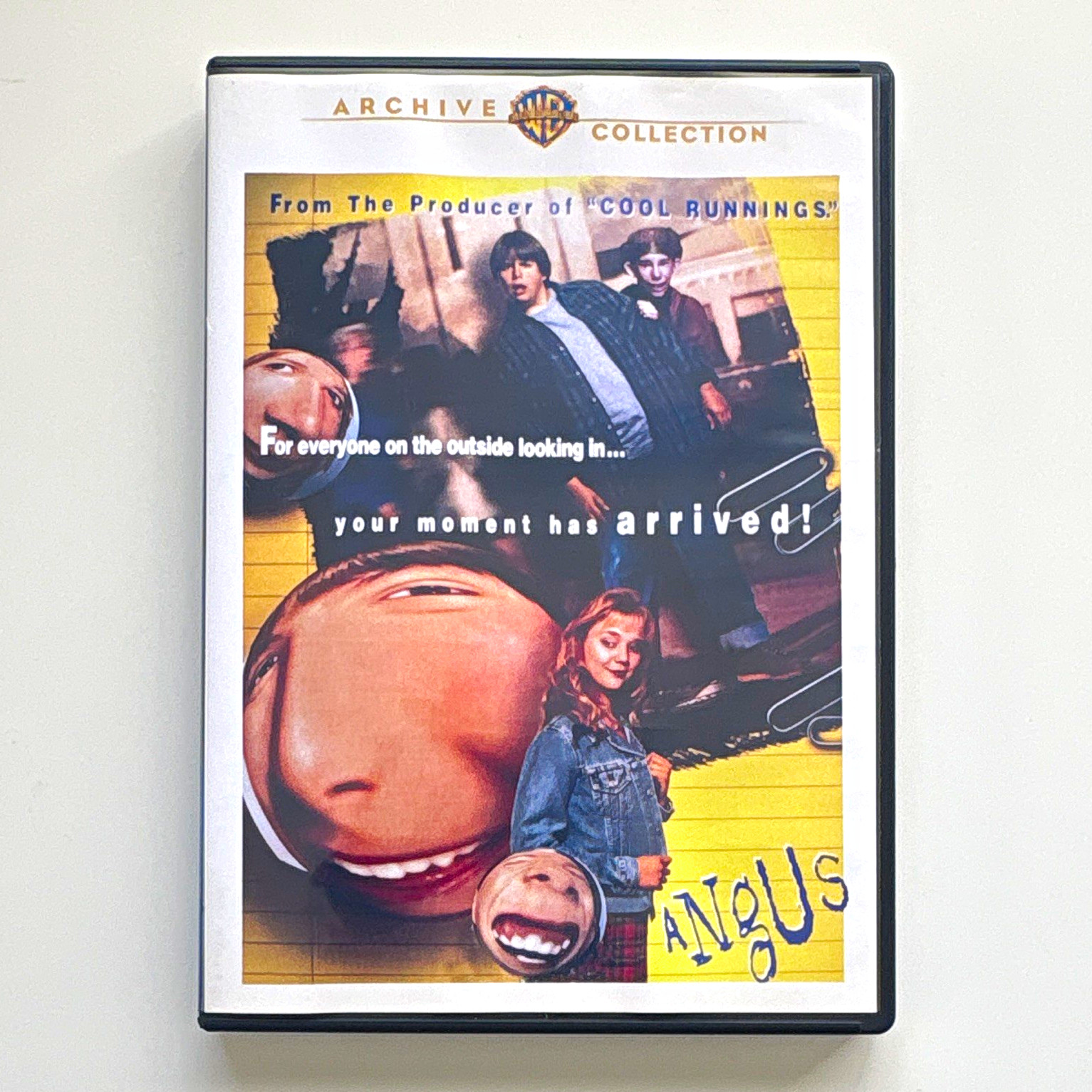 Warner Bros. Angus (DVD) Archive Collection Movie DVD Case Warner Bros. Angus (DVD) Archive Collection Movie DVD Case