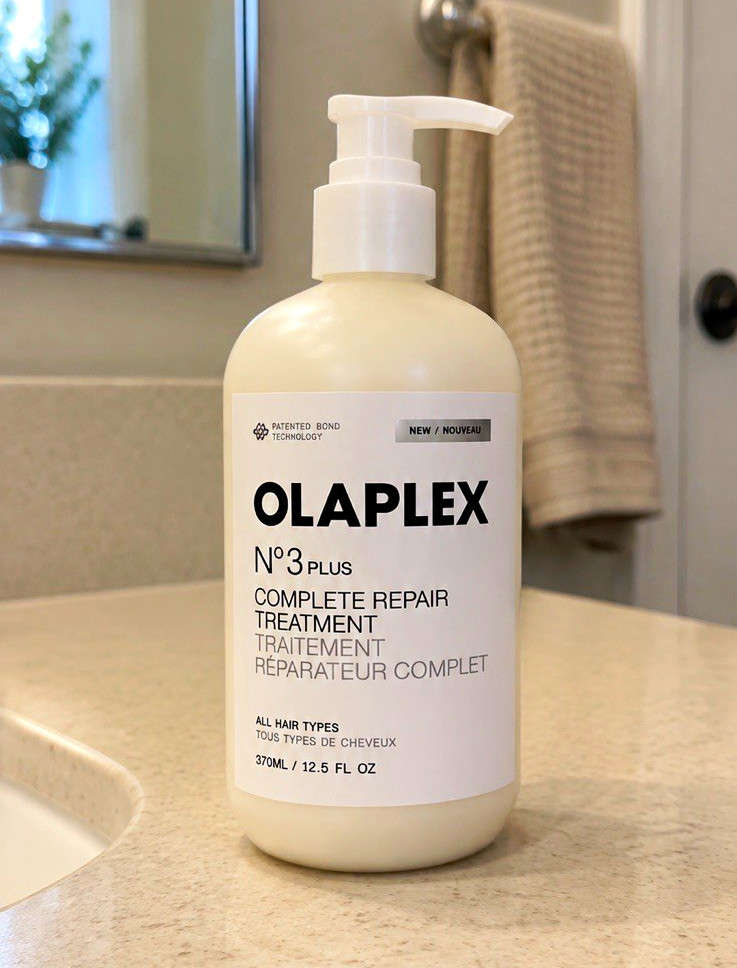 Olaplex No. 3 Plus Complete Repair Hair Treatment, All Hair Types, 12.5 fl oz