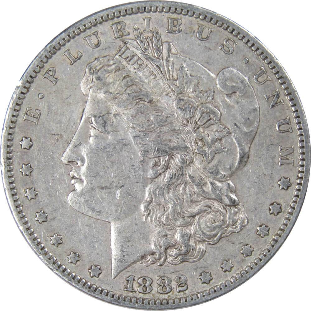 1882 S Morgan Silver Dollar VF Very Fine $1 Coin Collectible