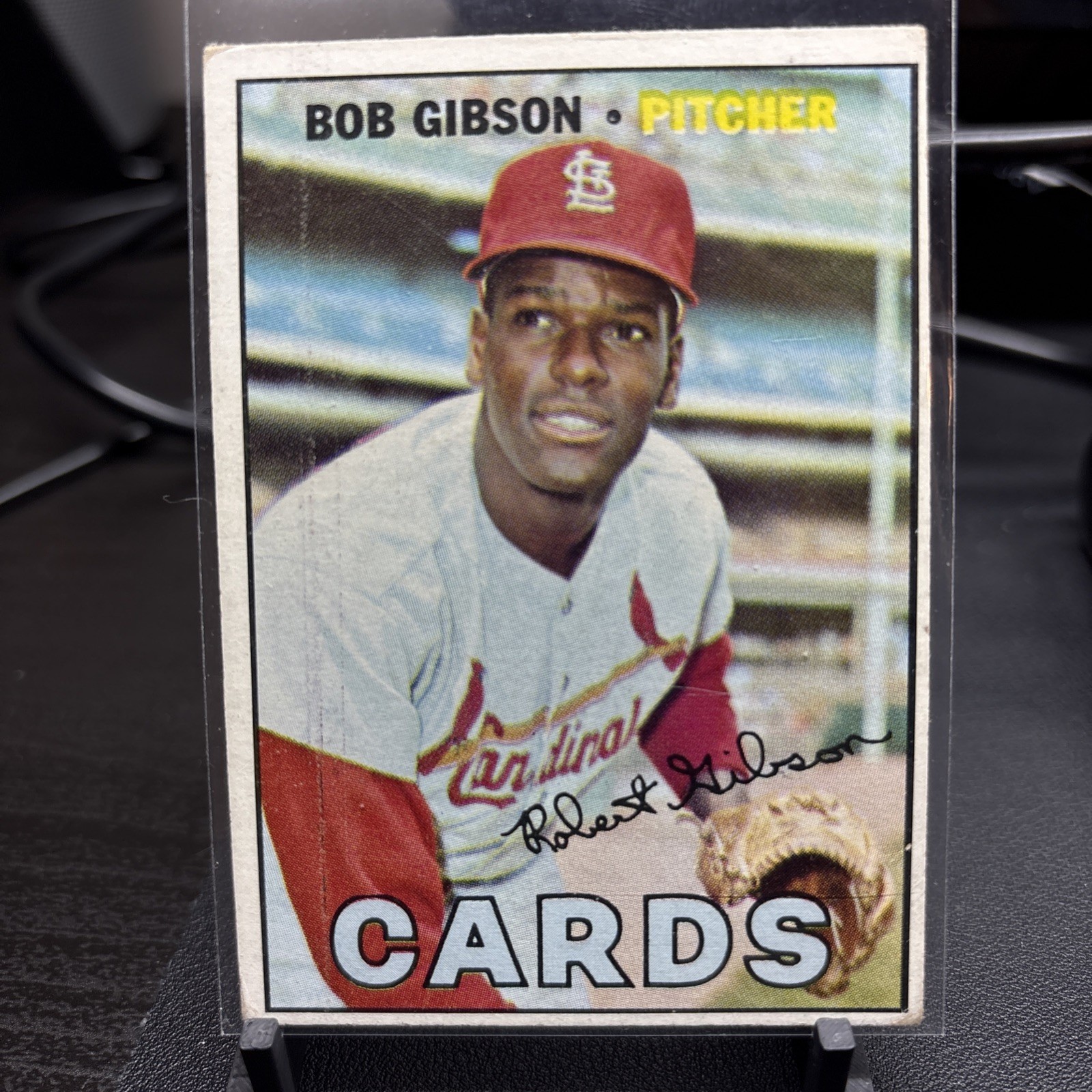1967 Topps Bob Gibson #210 GD-VG Cardinals HOF Legend 1967 Topps Bob Gibson #210 GD-VG Cardinals HOF Legend