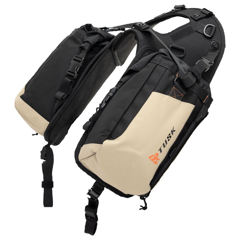 TUSK Excursion Rackless Luggage System Base Standard Heat Shield Black/Tan TUSK Excursion Rackless Luggage System Base Standard Heat Shield Black/Tan