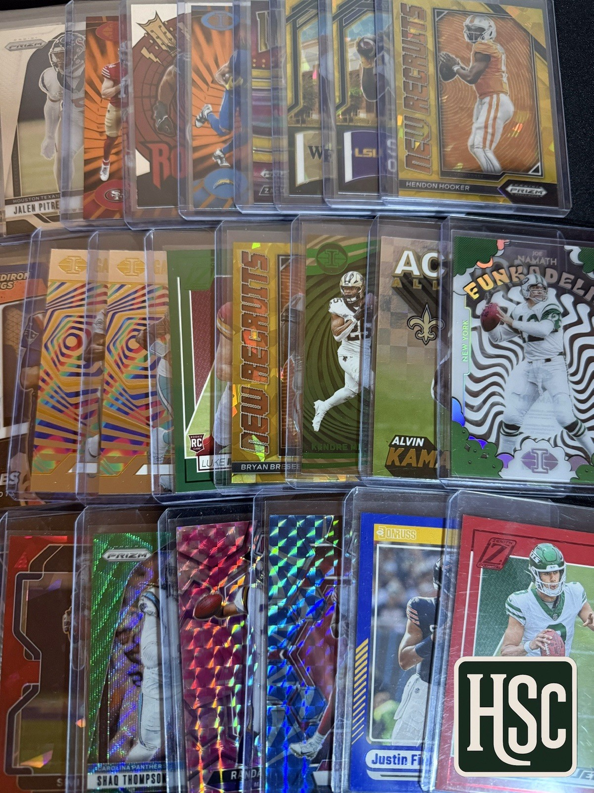 Football NFL - 400 Card Lot - Rookies, Parallels, Memorabilia, Autos, Numbered