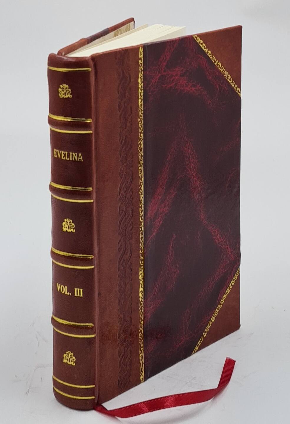Evelina, or : A young ladys entrance into the world. V. 3 1778 [Leather Bound]