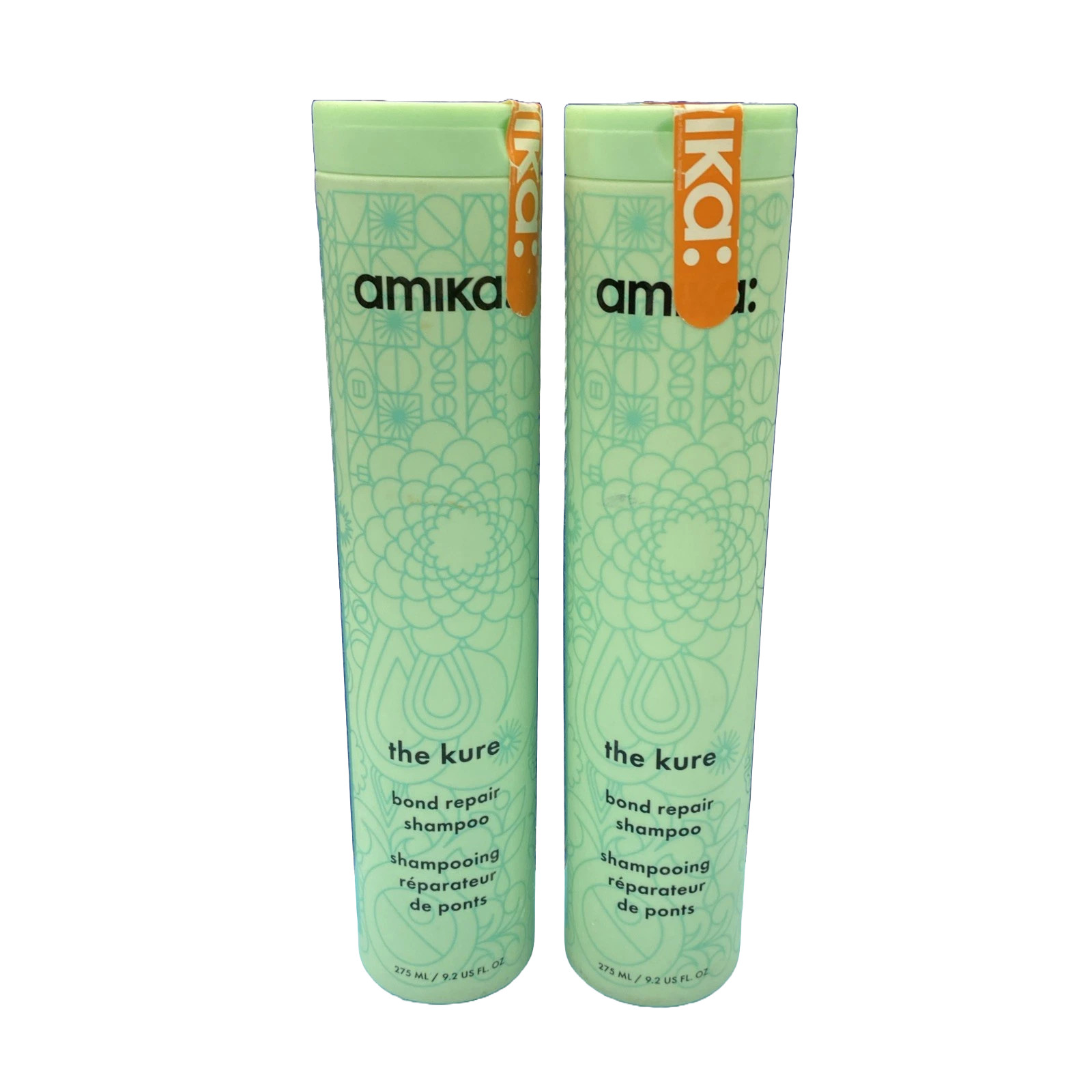 (2Pack) Amika The Kure Strength Repair Shampoo Bond Fortifying Technology 9.2oz (2Pack) Amika The Kure Strength Repair Shampoo Bond Fortifying Technology 9.2oz
