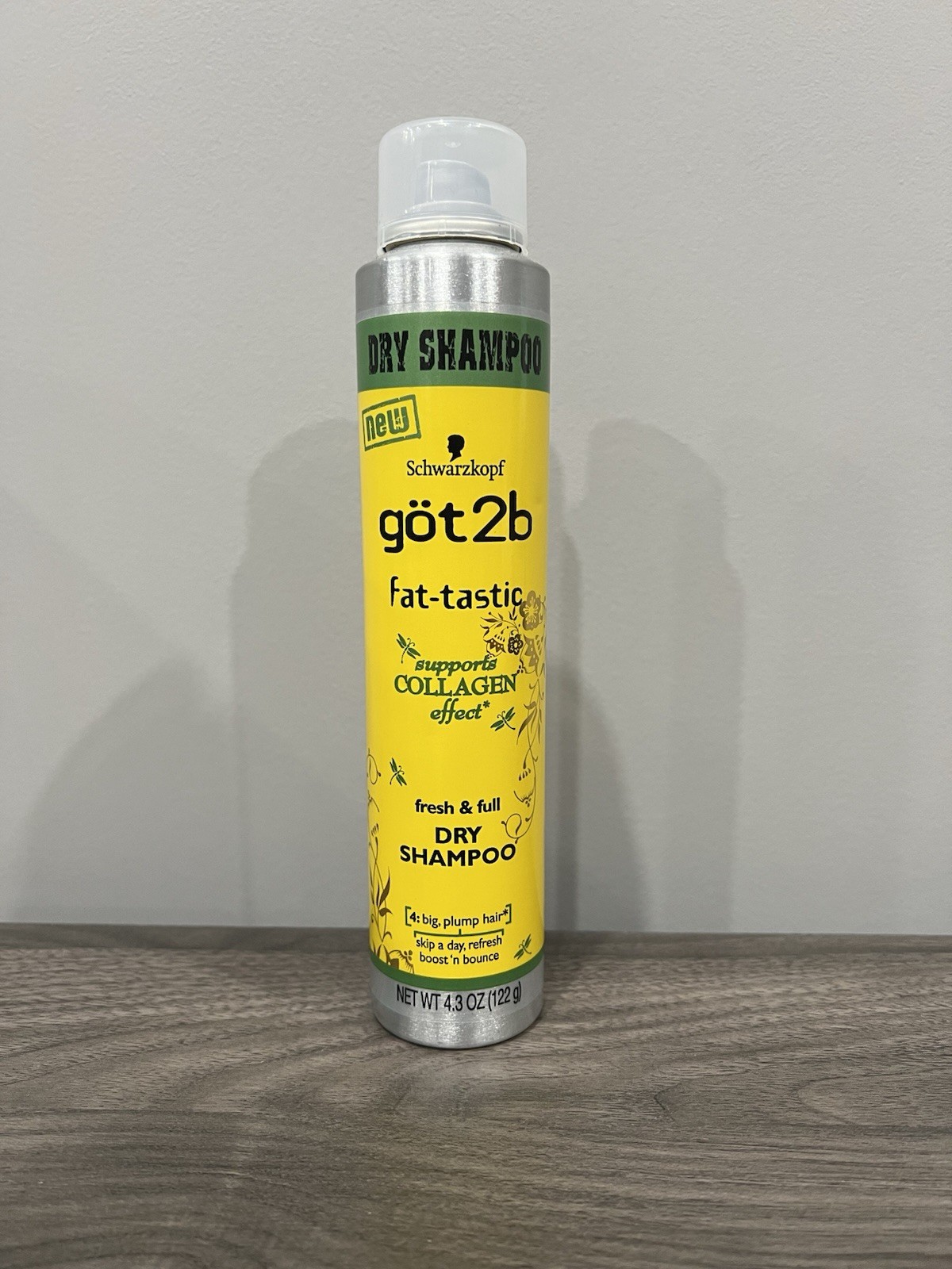 Got2b Fat-tastic Fresh & Full Dry Shampoo 4.3oz RARE & HTF Got2b Fat-tastic Fresh & Full Dry Shampoo 4.3oz RARE & HTF