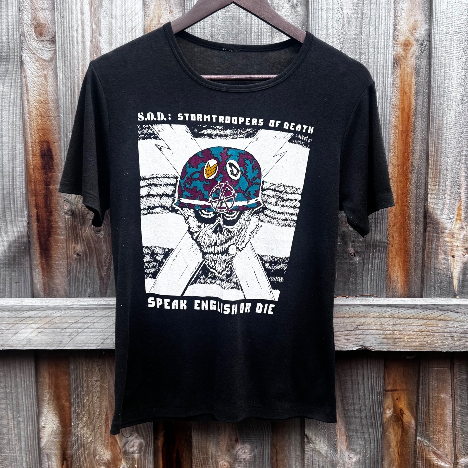 S.O.D. Stormtroopers of Death Speak English or Die shirt S.O.D. Stormtroopers of Death Speak English or Die shirt