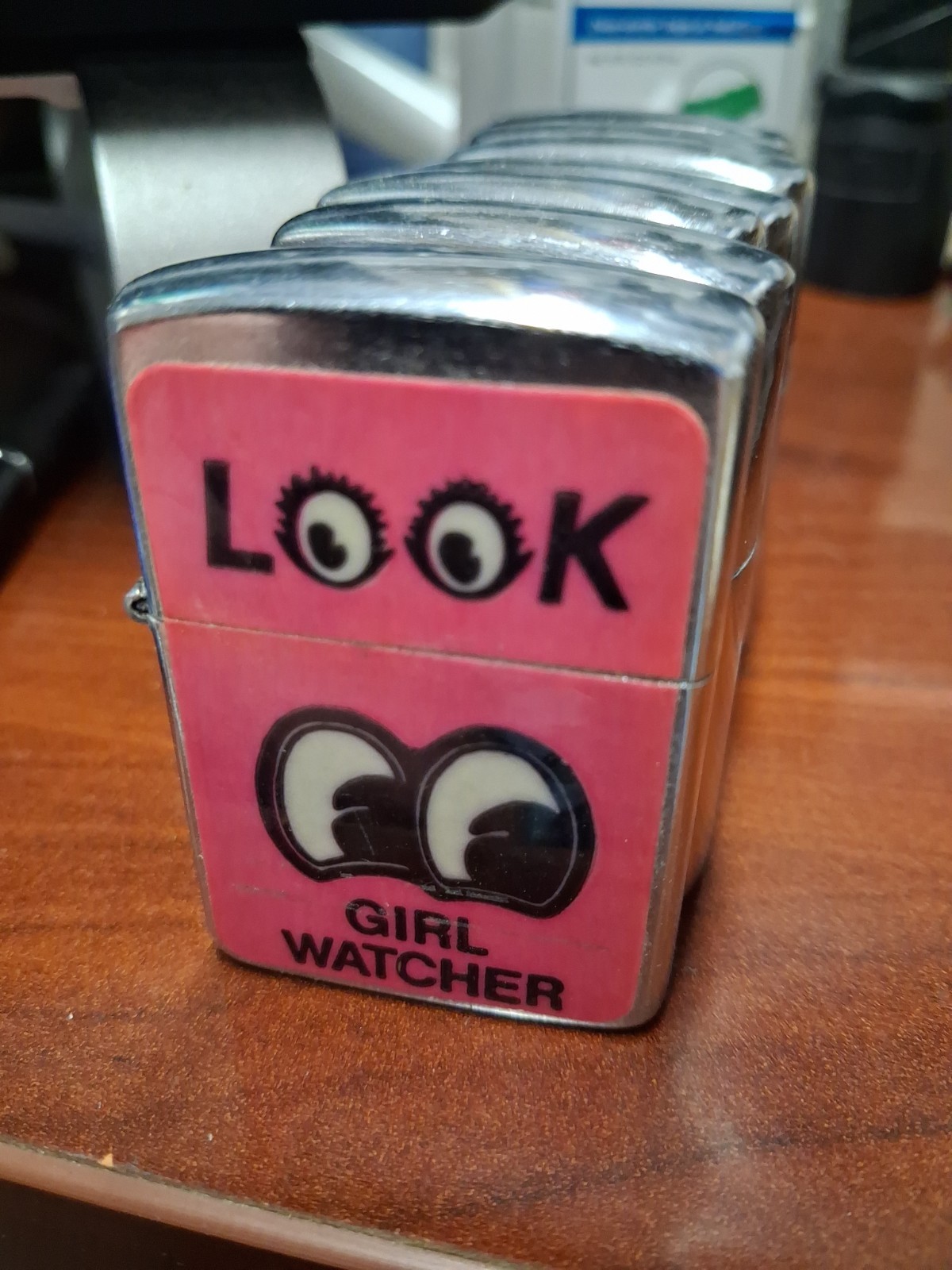 Vintage 60’s My Lite Lighter ( Look Girl Watcher ) Neon Pink Vintage 60’s My Lite Lighter ( Look Girl Watcher ) Neon Pink