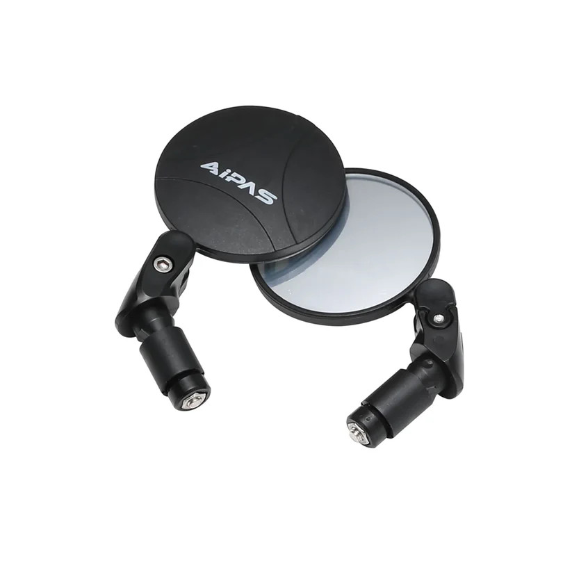 Aipas 2pcs Bike Mirrors Bar End Bicycle Mirrors for Handlebars Bicycle Cycling Aipas 2pcs Bike Mirrors Bar End Bicycle Mirrors for Handlebars Bicycle Cycling