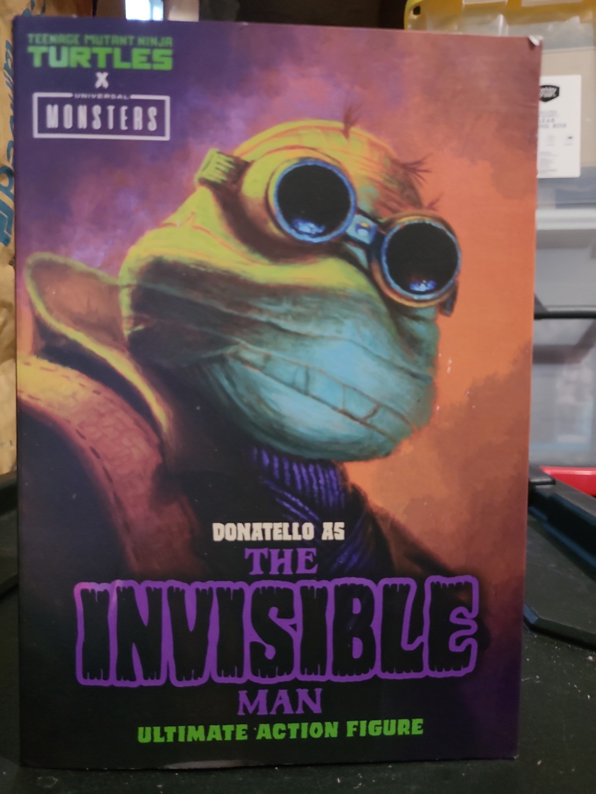 NECA TMNT Donatello Invisible Man Universal Monsters (Missing Microscope) NECA TMNT Donatello Invisible Man Universal Monsters (Missing Microscope)