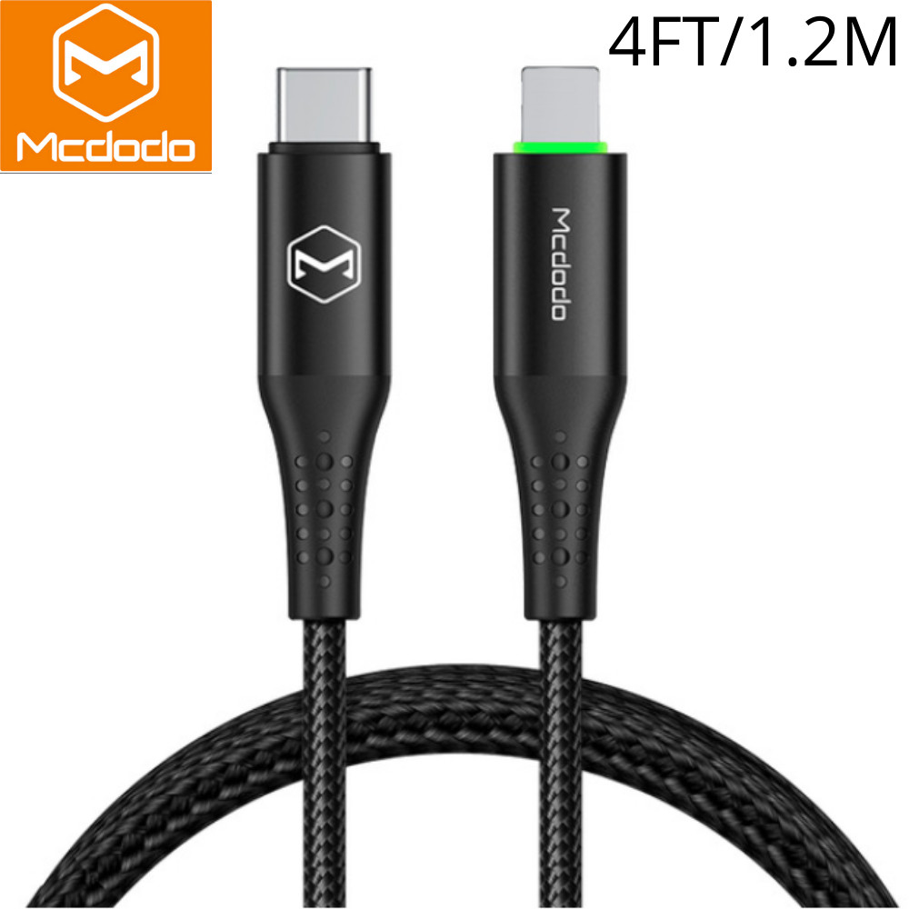Mcdodo 4FT 6FT USB-C To iPhone Cable 36W Fast Charging PD Charger Cord For Apple