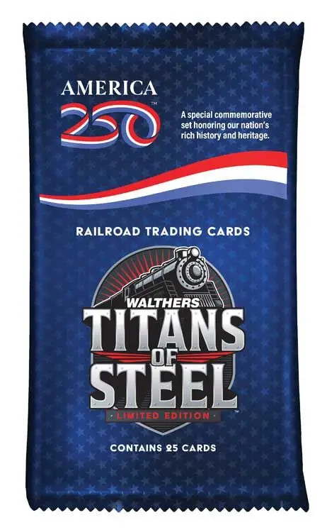 Walthers Collectibles Titans of Steel America250 25-Card Pack 900-2001