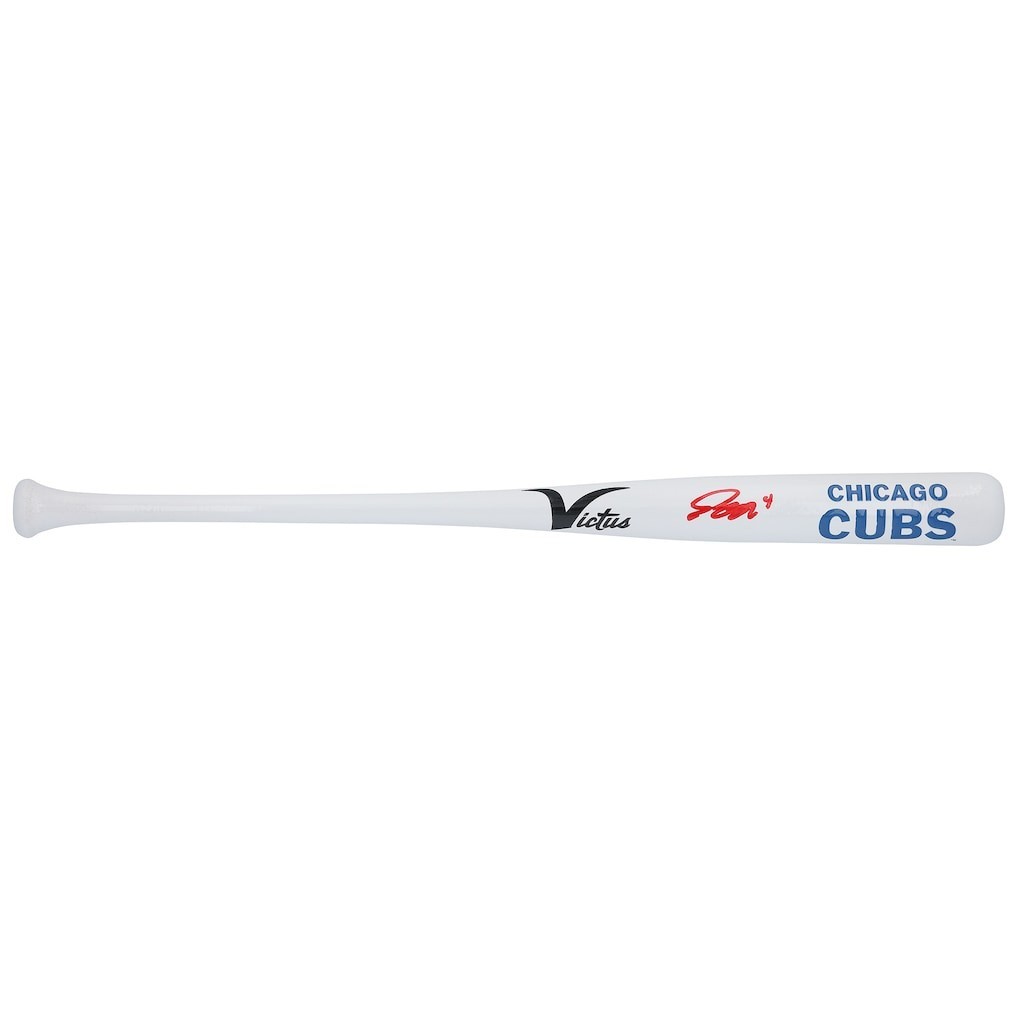 Pete Crow-Armstrong Cubs Signed Victus Team ID Mini Bat Fanatics MLB COA