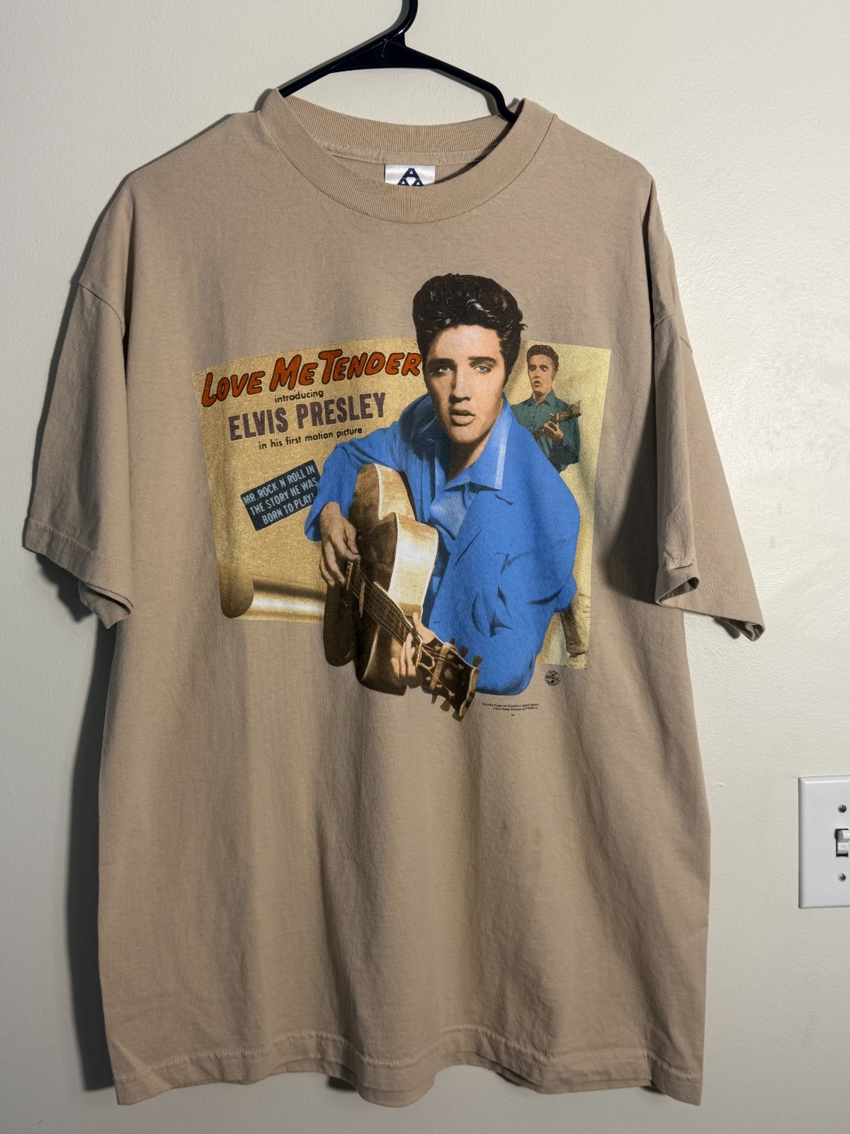 Vintage 1998 Elvis Presley LOVE ME TENDER Band Rock Tee Shirt Size XL Vintage 1998 Elvis Presley LOVE ME TENDER Band Rock Tee Shirt Size XL