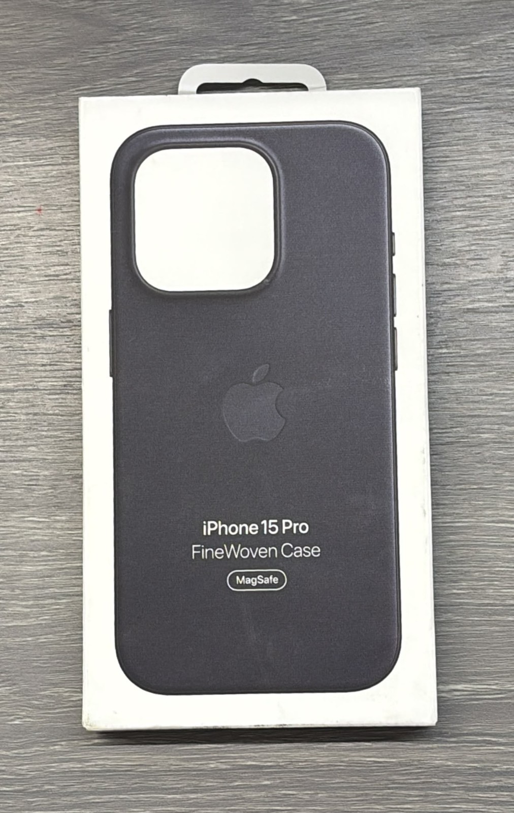 Genuine / Official Apple iPhone 15 Pro FineWoven Case / Cover - Black -BRAND New