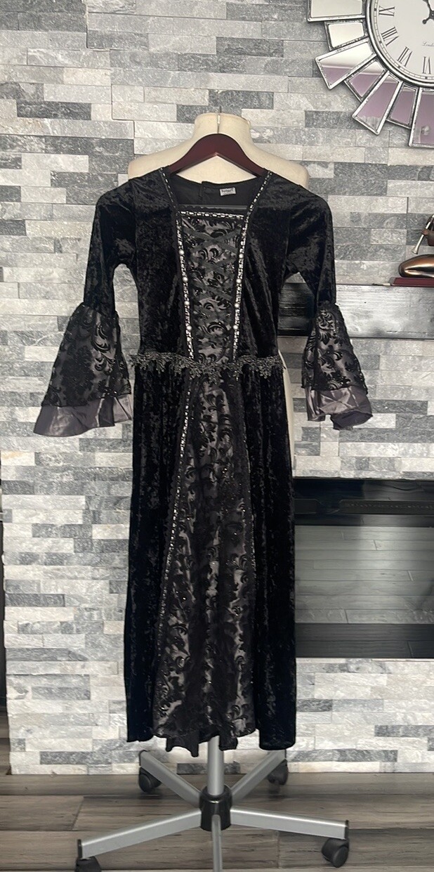 Victorian Spirit Costume Halloween Girl Tag Size L ( Fit S/M See Measurements)