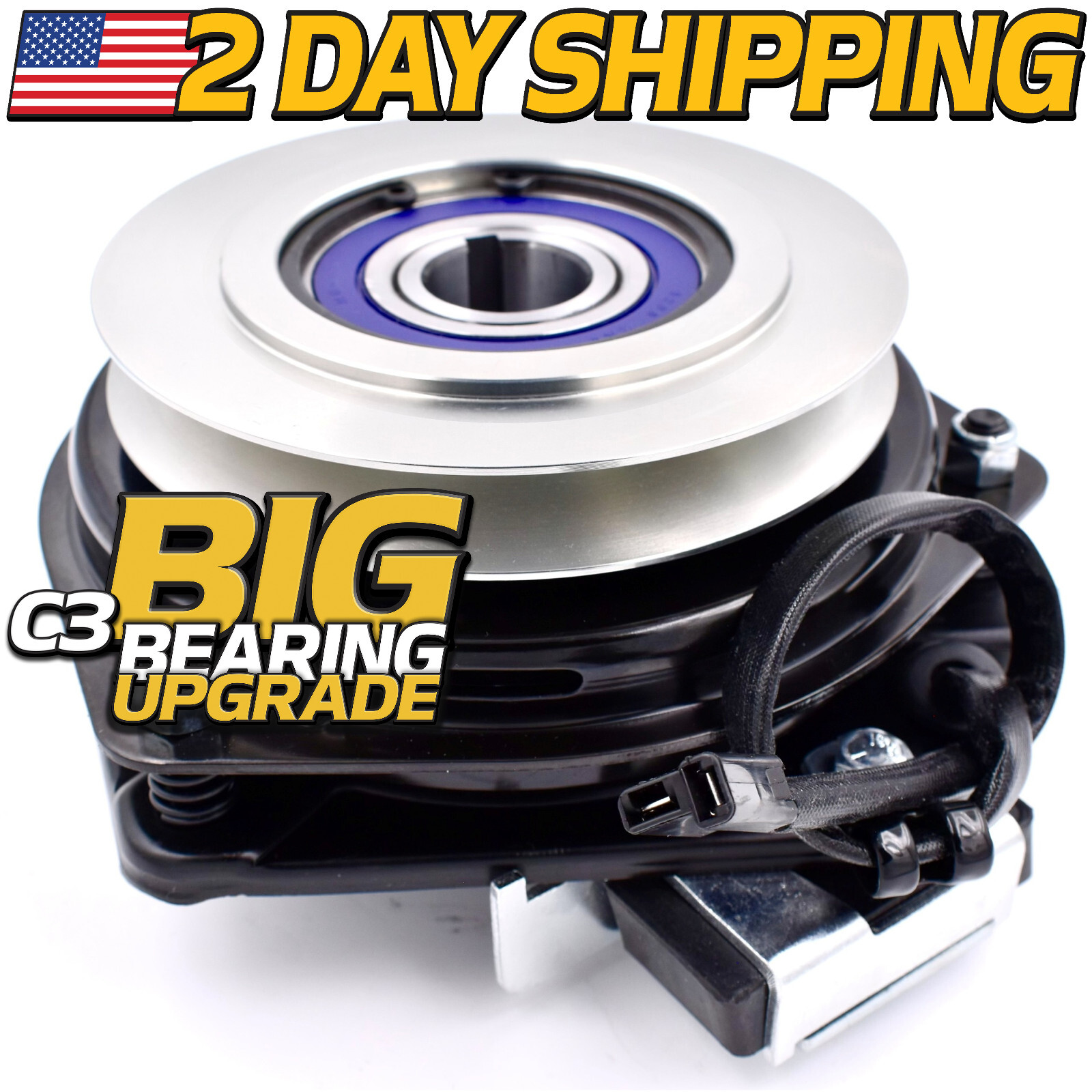 461661 HiTorque 300ftlb (OEM 250) PTO Clutch w/Anti Rotation Bracket for Scag 461661 HiTorque 300ftlb (OEM 250) PTO Clutch w/Anti Rotation Bracket for Scag