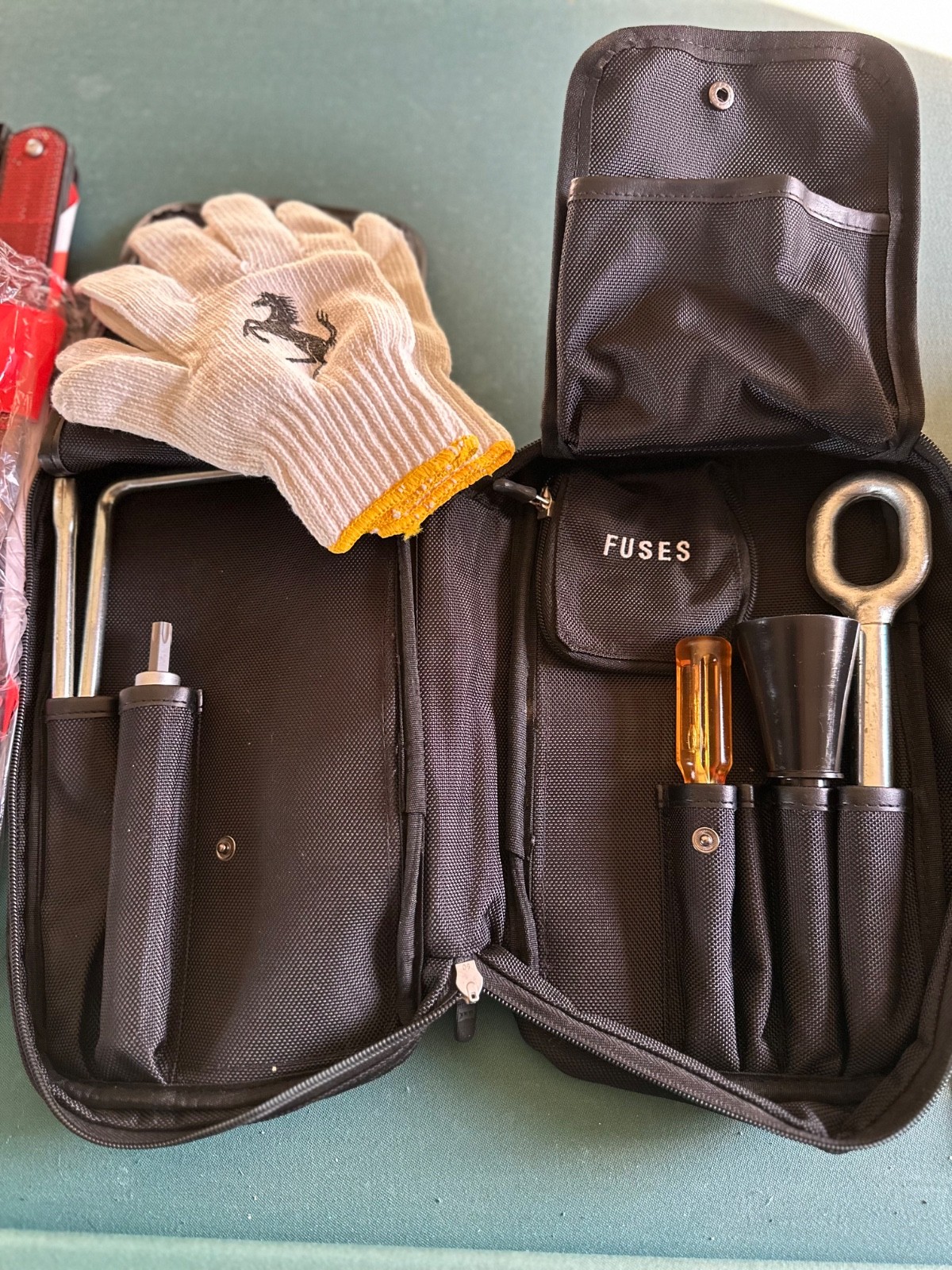 Ferrari 488 GTB Tool Kit with Tire Repair Kit Ferrari 488 GTB Tool Kit with Tire Repair Kit
