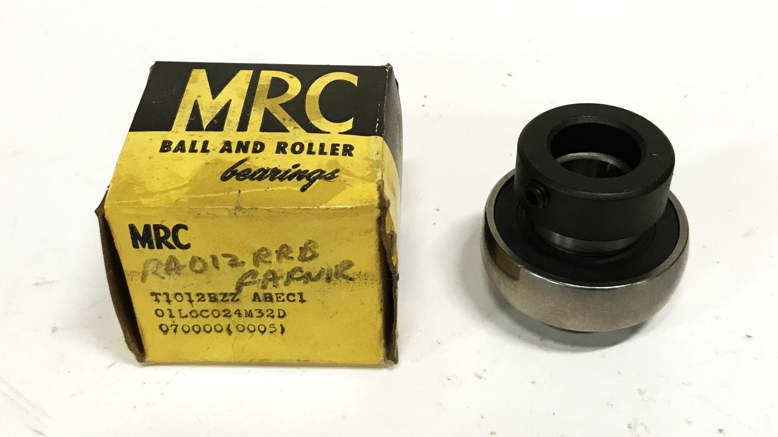 MRC Insert Ball Bearing with Collar 1012BZZ NOS