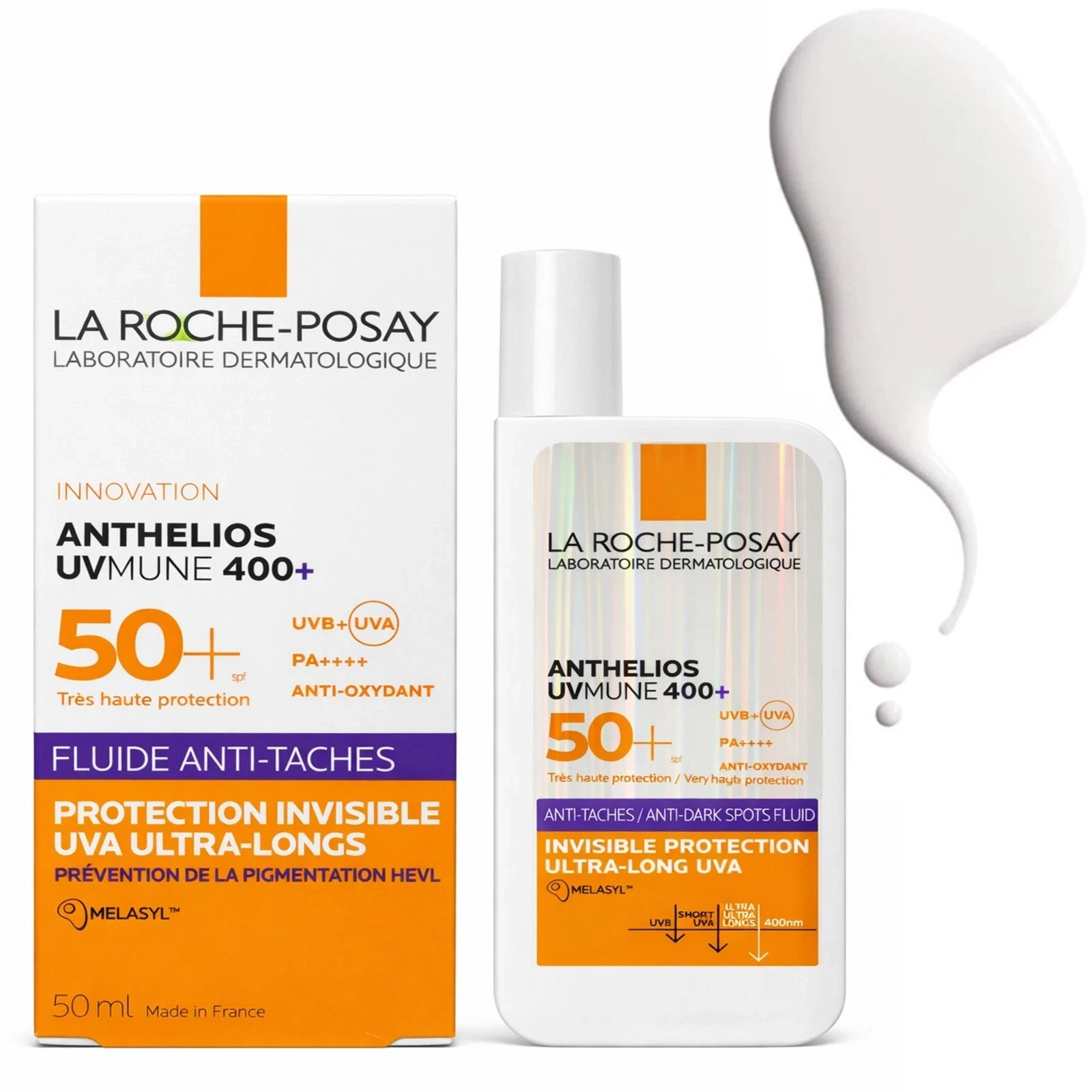 La Roche-Posay Anthelios UVMune Fluide Invisible Anti-Spot SPF50+ 50ml Exp 12/28 La Roche-Posay Anthelios UVMune Fluide Invisible Anti-Spot SPF50+ 50ml Exp 12/28