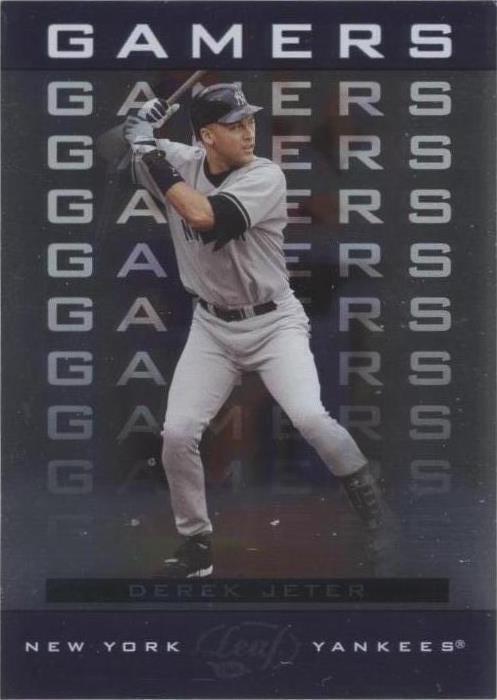 2005 Leaf Gamers G5 Derek Jeter PSA 9 HOF New York Yankees MLB 2005 Leaf Gamers G5 Derek Jeter PSA 9 HOF New York Yankees MLB