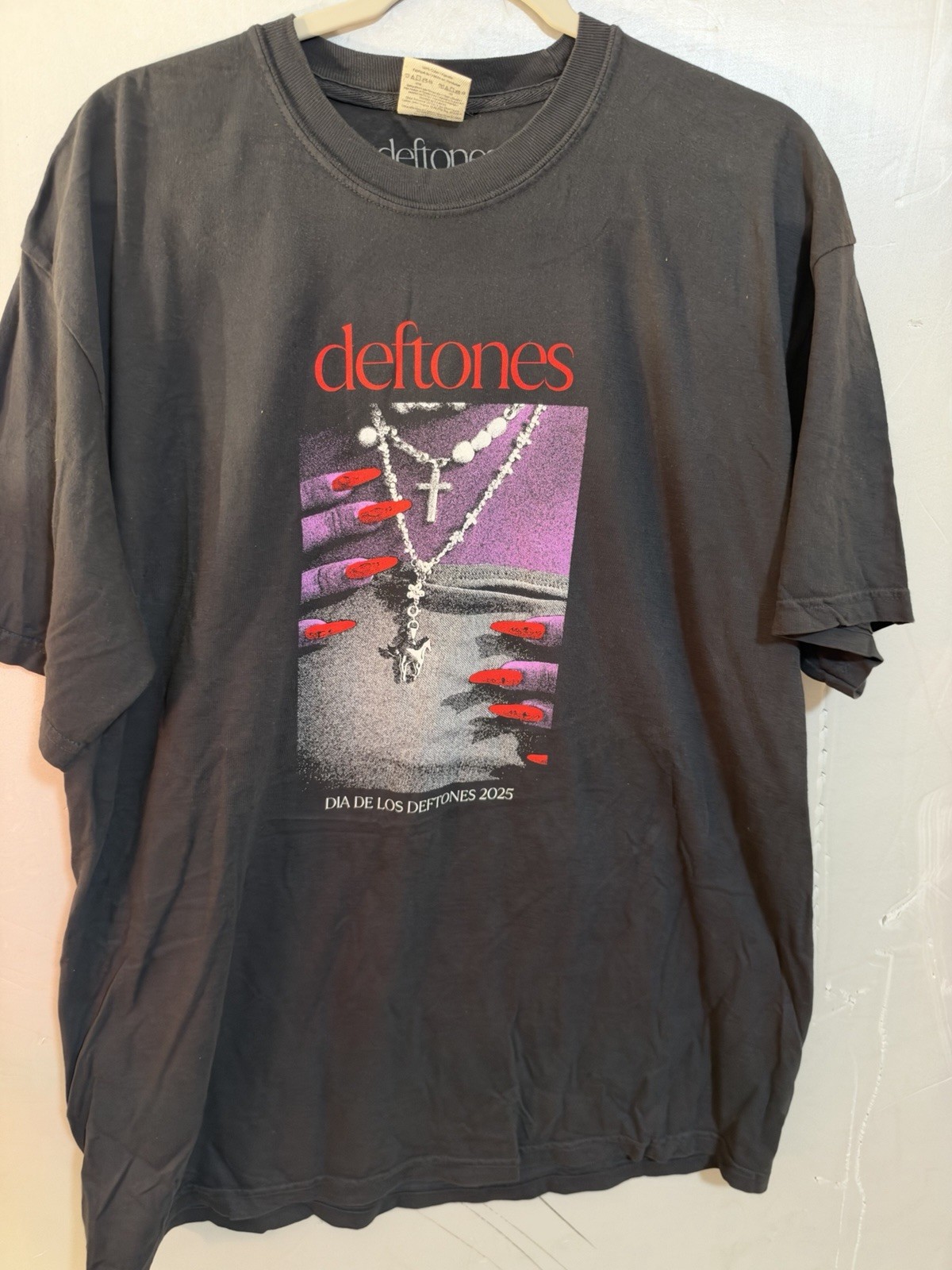 Deftones Dia De Los Deftones 2025 Graphic T-Shirt Black XL Rock & Pop New Deftones Dia De Los Deftones 2025 Graphic T-Shirt Black XL Rock & Pop New