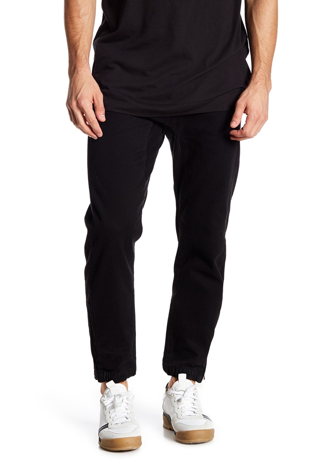 Helmut Lang Mens Casual Curved Leg Track Black Pants size 31