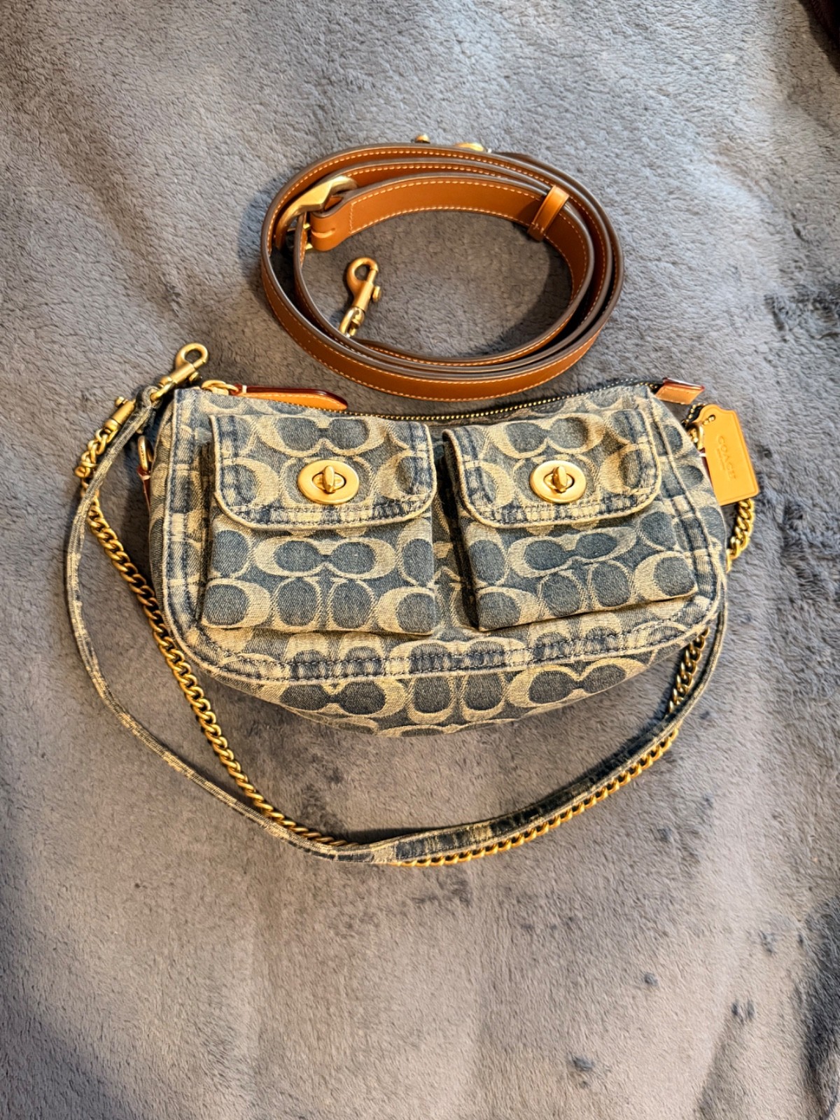 Sold out coach denim Waverly Turlock Sold out coach denim Waverly Turlock