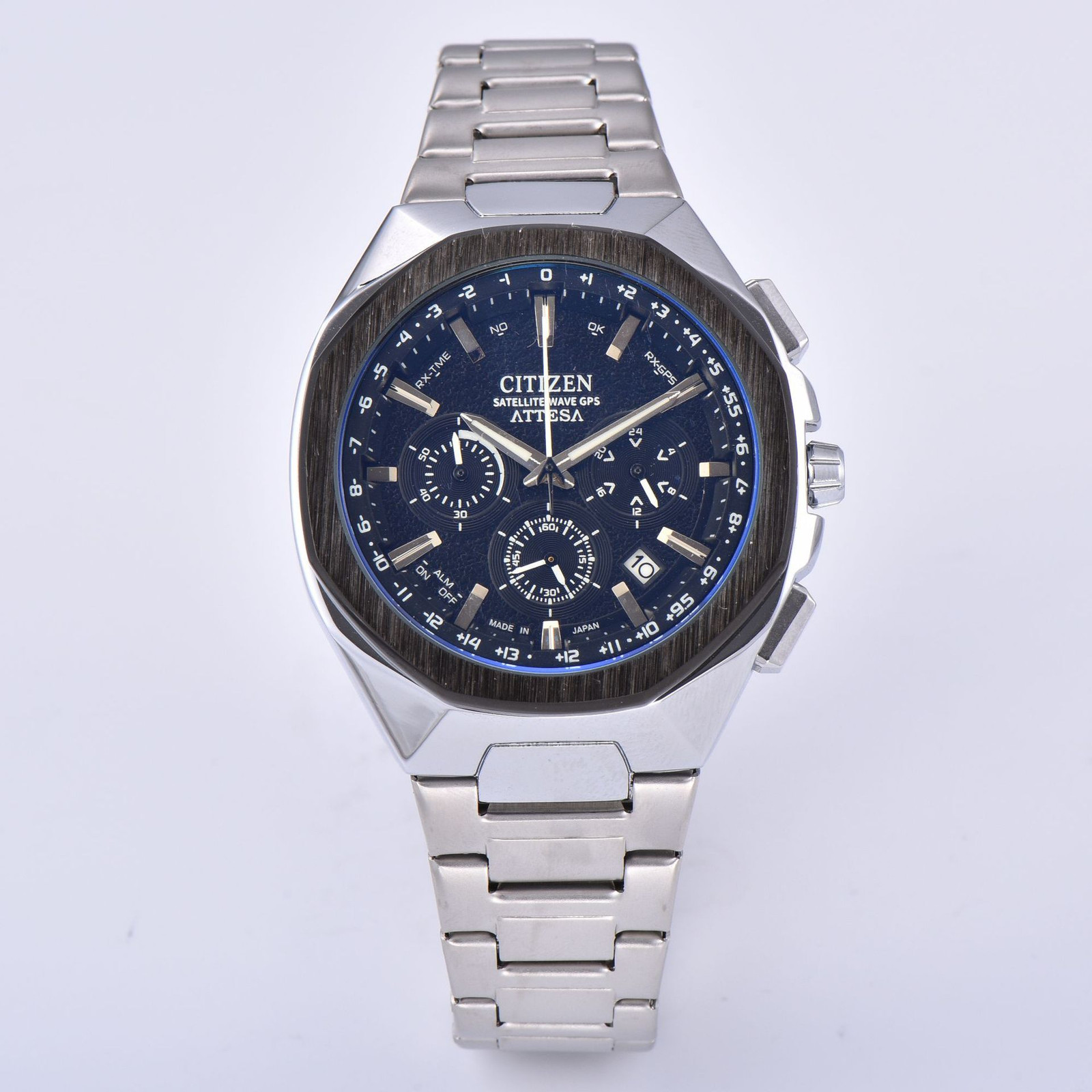 NEW ATTESA Quartz Watches Citizen Watch  Blue dial Silver Band