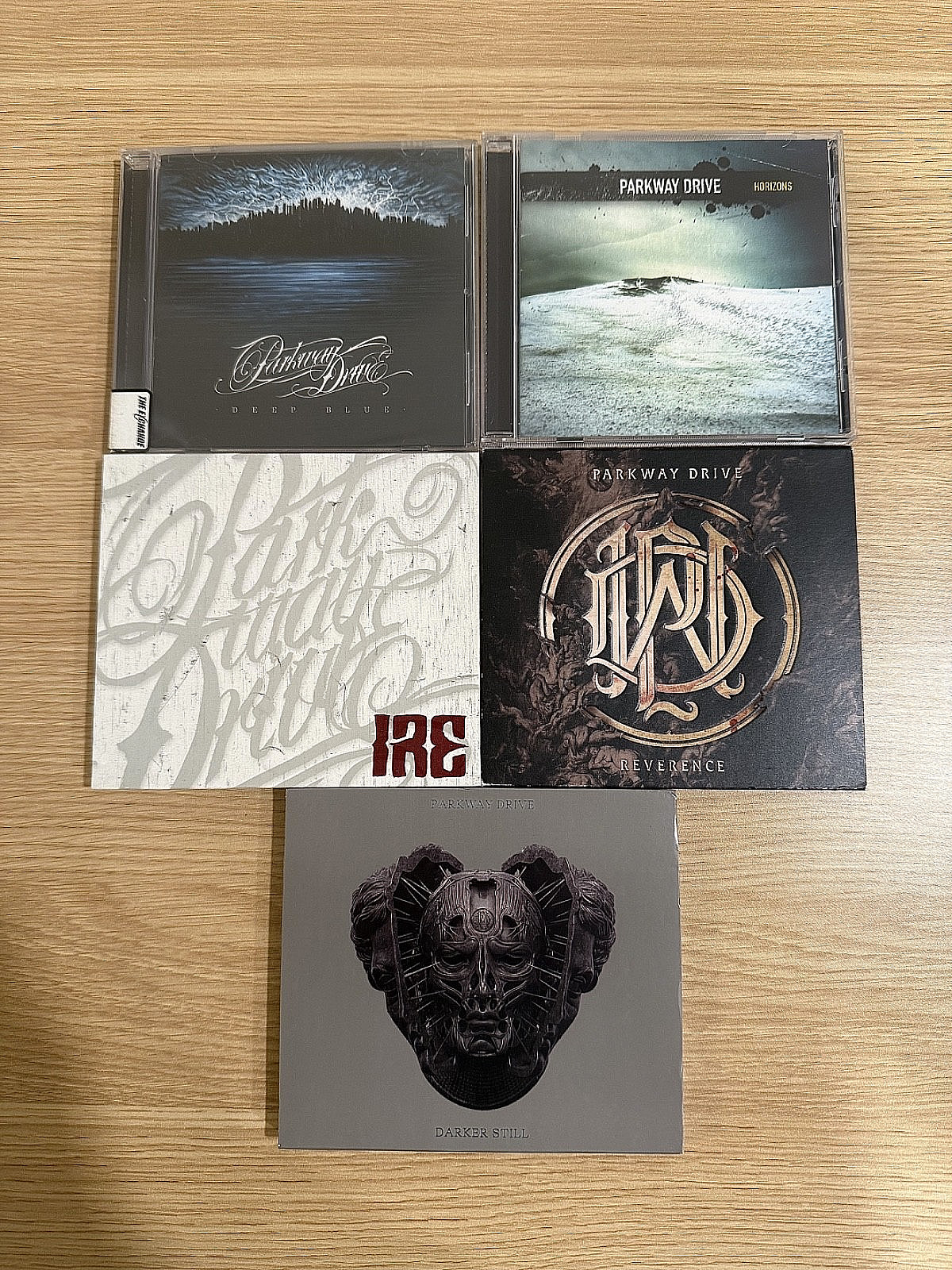 Parkway Drive CD Lot 5 Deep Blue Sealed Horizons Ire Reverence Darker Still