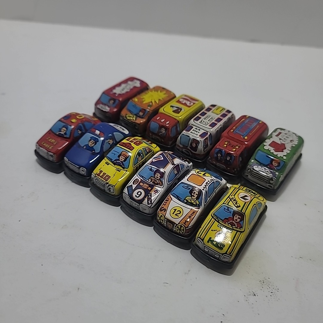 MINI SERIES TIN FRICTION TOY CARS Suzuki Toys JAPAN Coca-Cola Lot Of 12 Cars MINI SERIES TIN FRICTION TOY CARS Suzuki Toys JAPAN Coca-Cola Lot Of 12 Cars