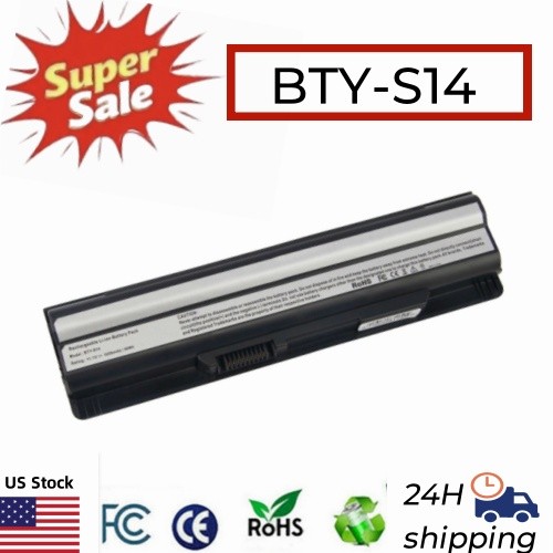 BTY-S14 BTY-S15 Battery for MSI A6500 FR400 FR600 FR620 FR700 GE60 5200mAh 