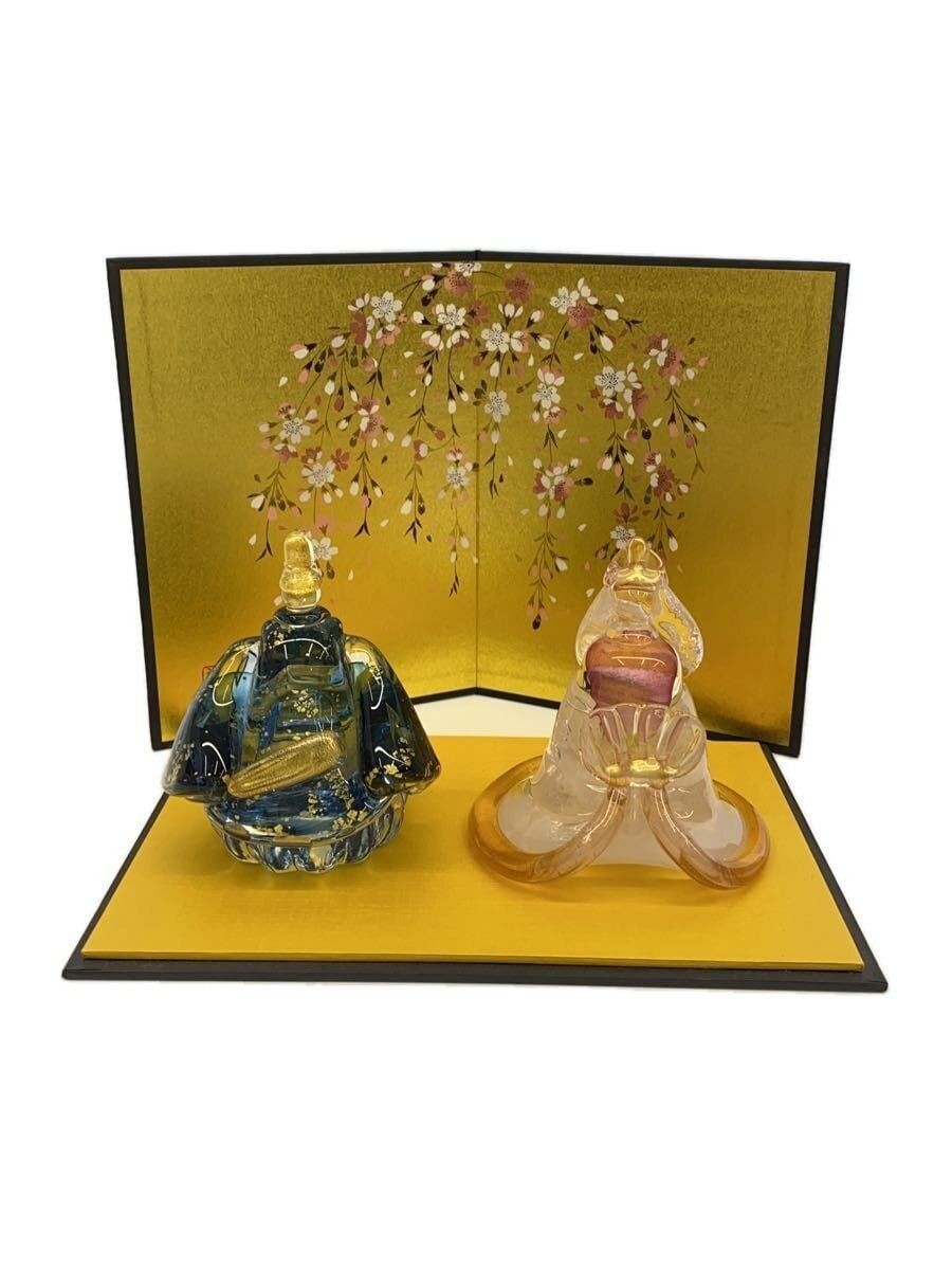 Other Brands Interior Goods Hina Doll Glass Set of 2 Used
