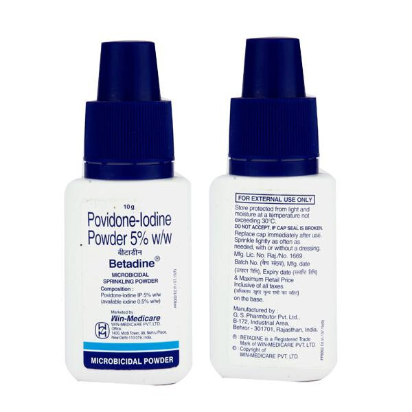 6 x Betadine Powder 10gm – For Wounds, Cuts & Infections, First Aid Use 6 x Betadine Powder 10gm – For Wounds, Cuts & Infections, First Aid Use