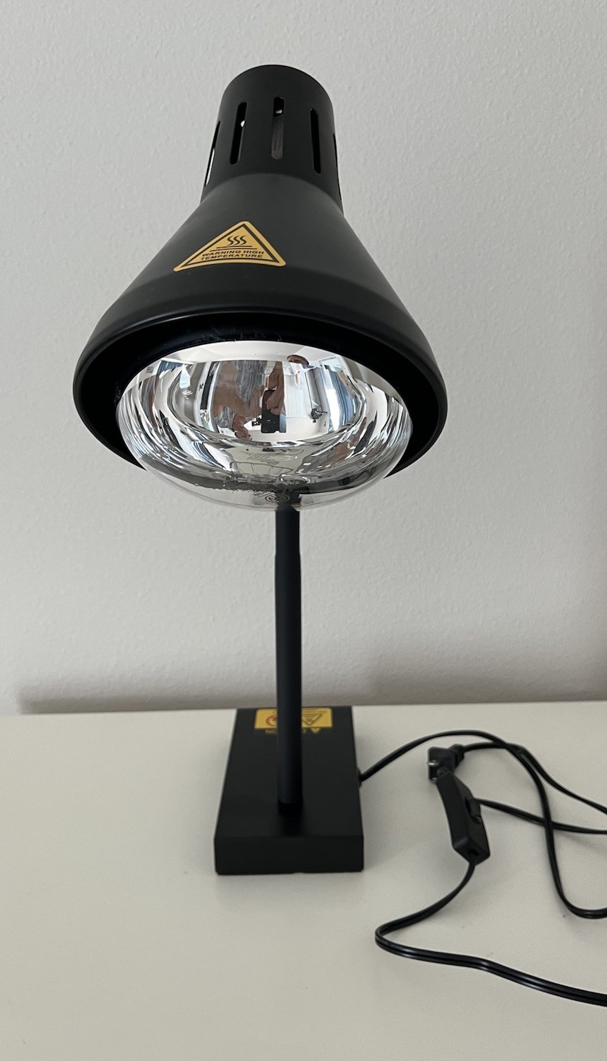 250W Food Warming Heat Lamp - Used Once No Longer Needed 250W Food Warming Heat Lamp - Used Once No Longer Needed