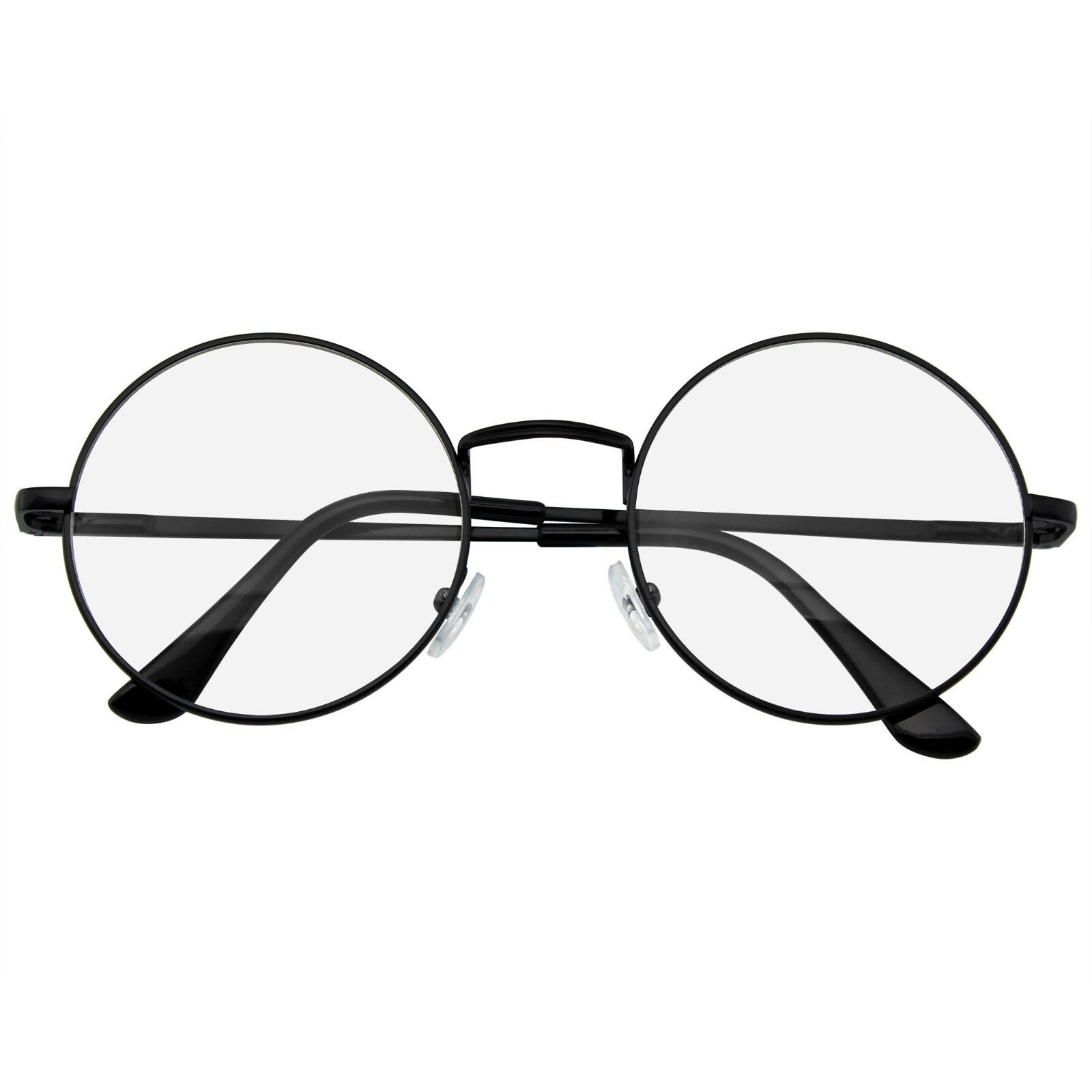 Round Glasses Retro Vintage Classic Metal Clear Lens Round Hippie Glasses Round Glasses Retro Vintage Classic Metal Clear Lens Round Hippie Glasses