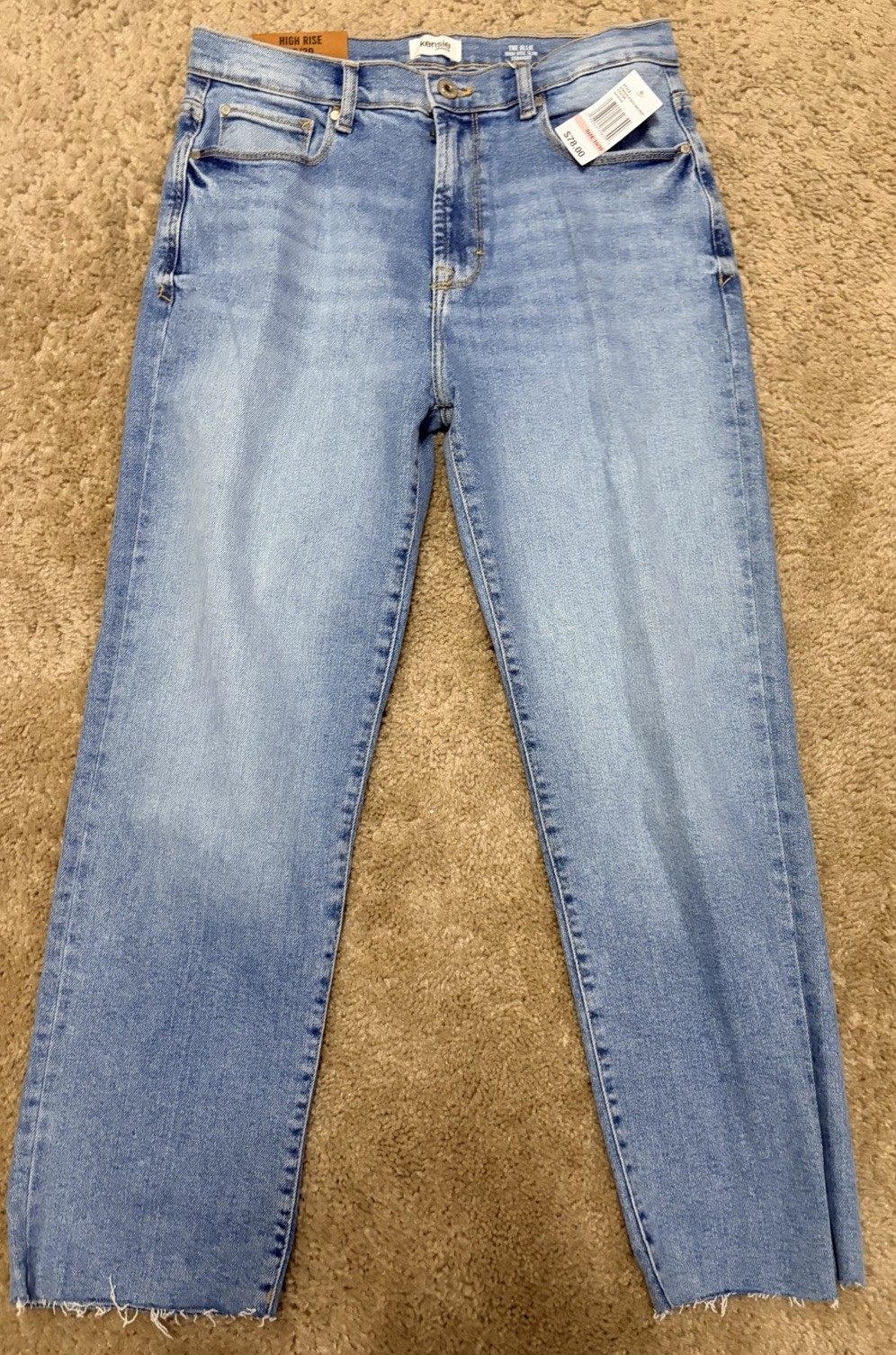 Kensie Vintage Luxe Blue Jeans Womens 10/30 Allie High Rise Slim Straight NWT Kensie Vintage Luxe Blue Jeans Womens 10/30 Allie High Rise Slim Straight NWT