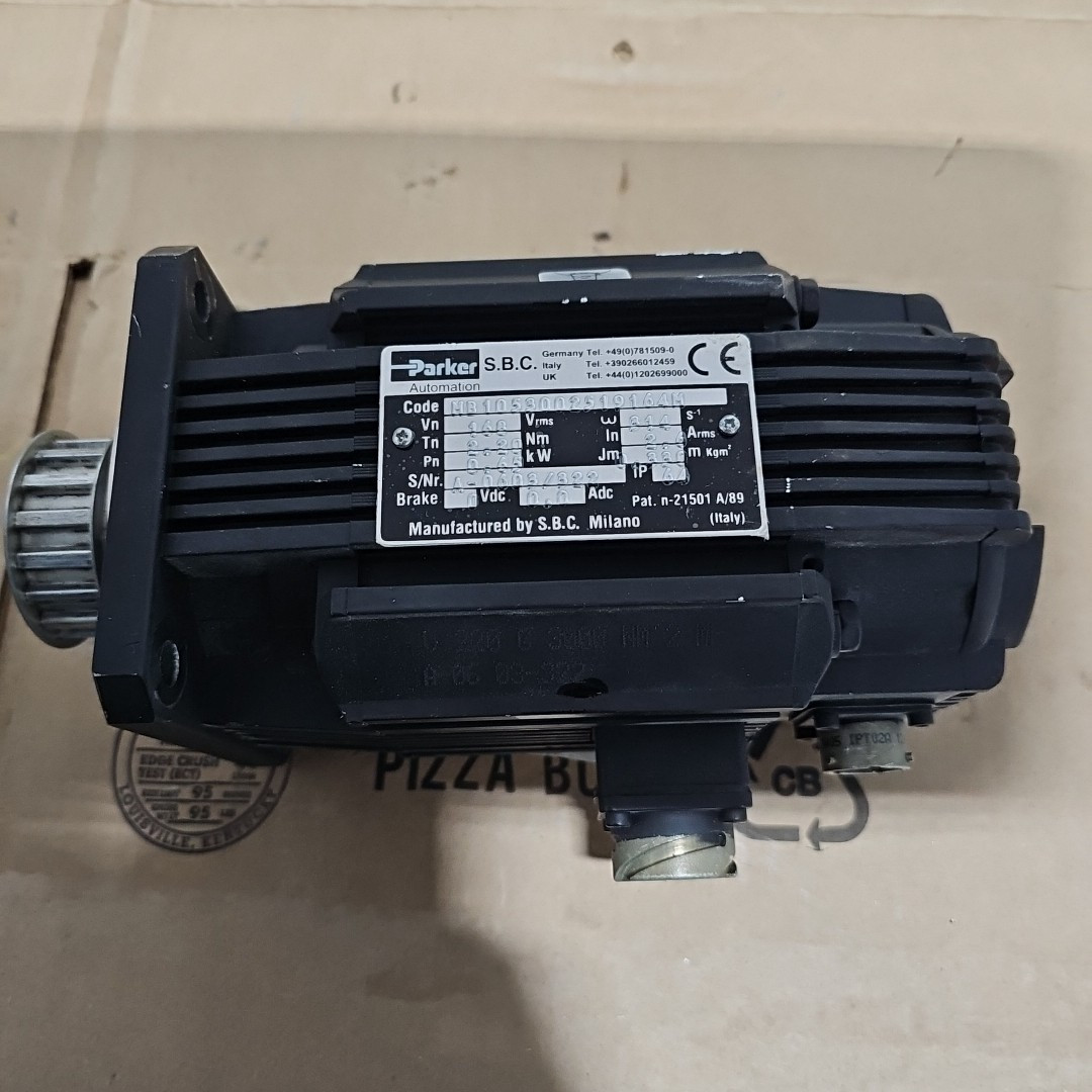Parker MB Series Brushless Servo Motor MB1053002519164M Motor Shaft D: 3/4\ Parker MB Series Brushless Servo Motor MB1053002519164M Motor Shaft D: 3/4\