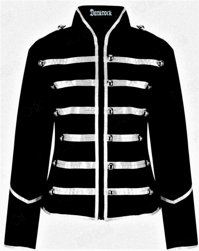 Women's Black Parade Ladies Jacket Steampunk Punk Rock Jacket Women's Black Parade Ladies Jacket Steampunk Punk Rock Jacket