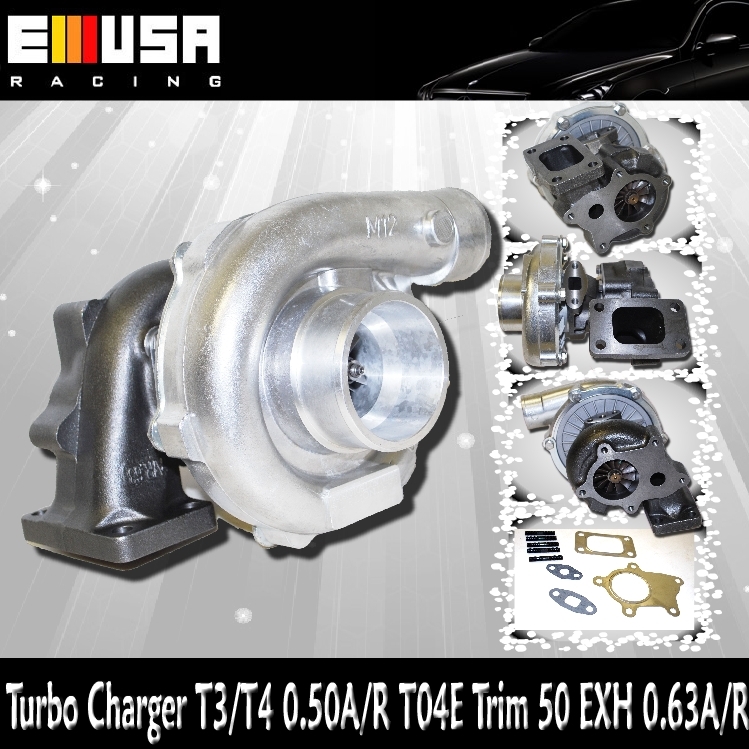EMUSA T3/T4 Hybrid Turbo Charger Cold Side 0.50 A/R Hot Side 0.63A/R EMUSA T3/T4 Hybrid Turbo Charger Cold Side 0.50 A/R Hot Side 0.63A/R
