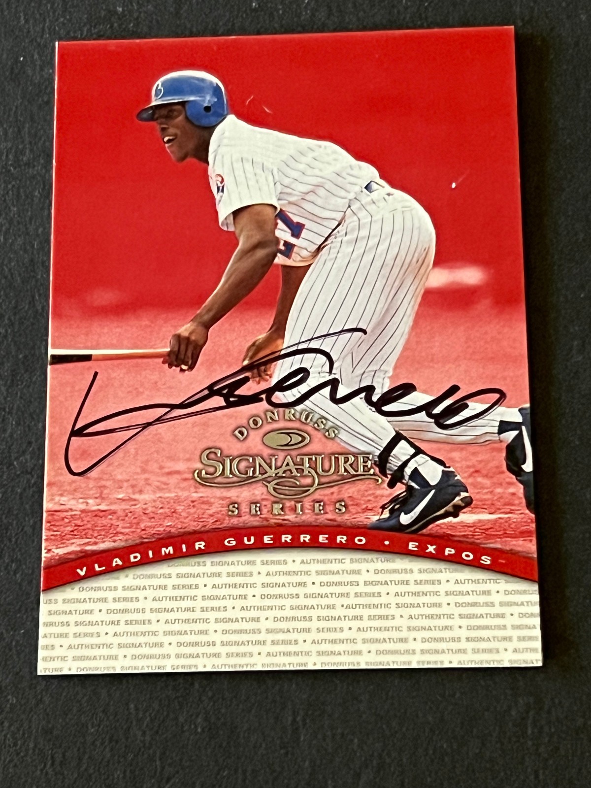 1997 Vladimir Guerrero Rookie- Donruss Signature Series--Montreal Expos- nrmt