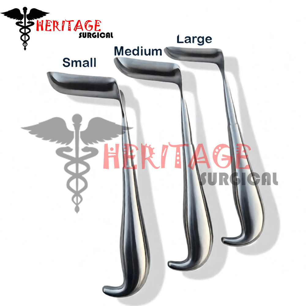 Hill-Ferguson Rectal Retractor 3 Pcs Set Small/Medium/Large Surgical Instruments