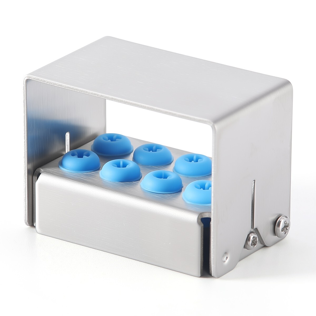 8/30 Holes Dental Bur Holder Disinfection Block Case Box Dentist Stand Autoclave