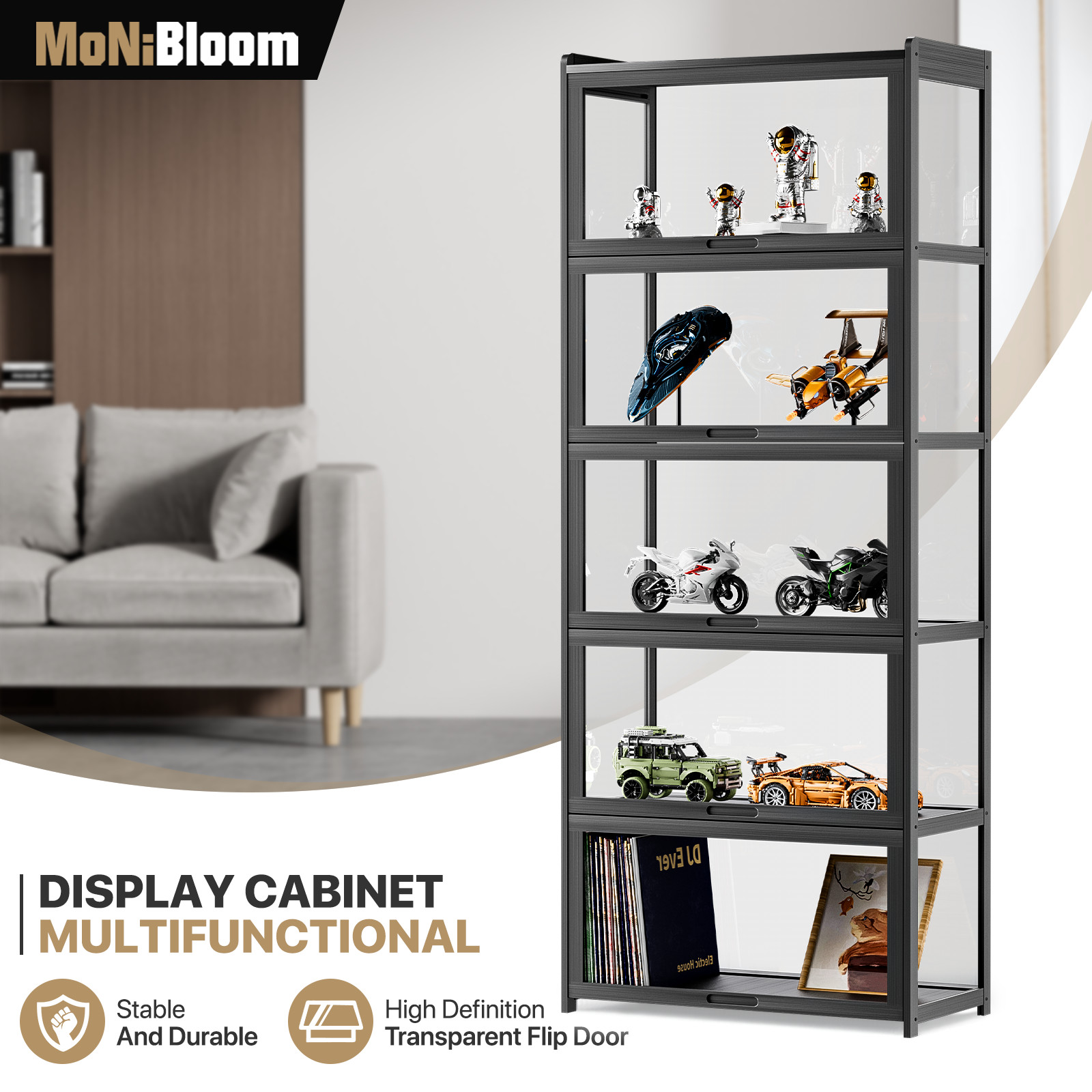 5 Tiers Acrylic Display Case 67.5\