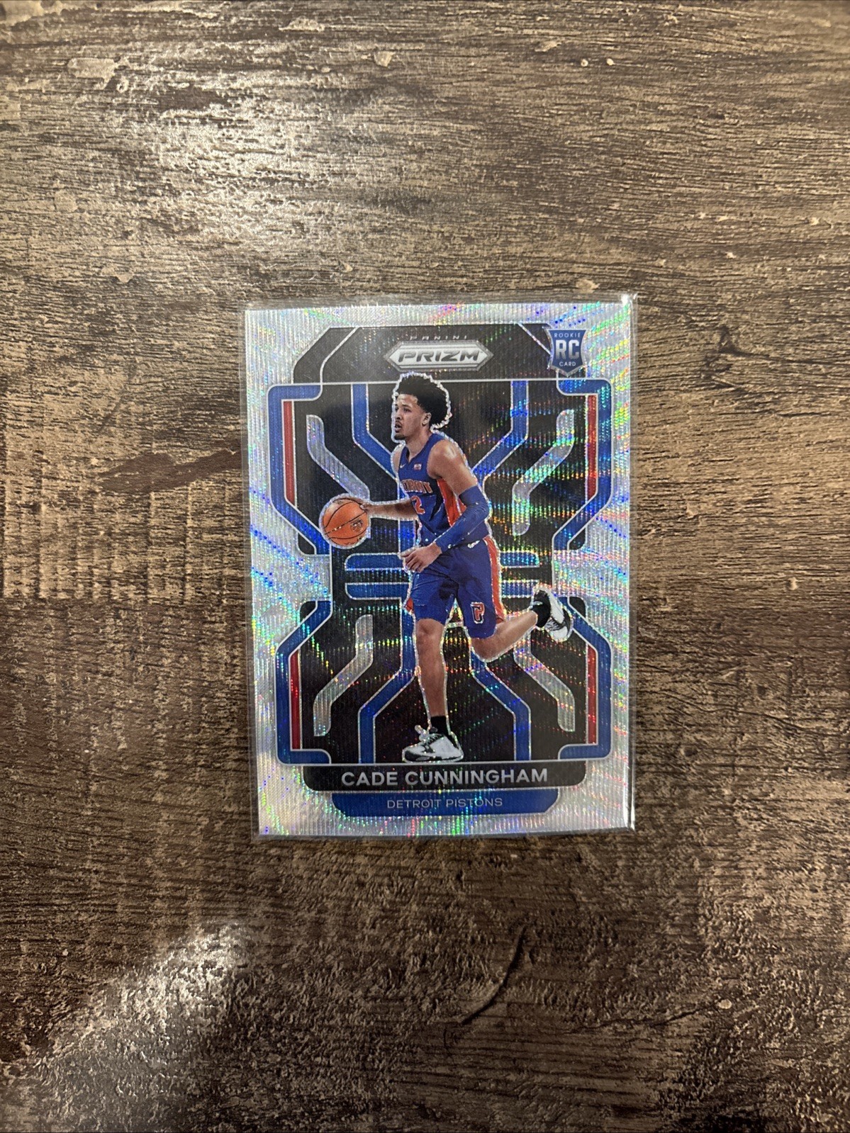 2021-22 Panini Prizm -(RC) Cade Cunningham #282 Silver Wave Prizm 2021-22 Panini Prizm -(RC) Cade Cunningham #282 Silver Wave Prizm